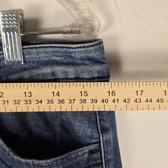 Levi's Mid Rise Skinny Boot Jeans Size‎ 8M Blue Denim Light Wear - Picture 14 of 16